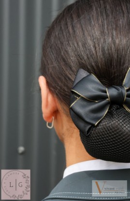 Vivant Equi Satin Bow with Hair Net