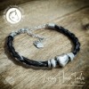 Living Horse Tails DIY Horsehair Bracelet Kit in Stainless Steel Heart Bead